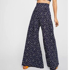FP One Bette Polka Dot Super Flare Wide Leg Pants